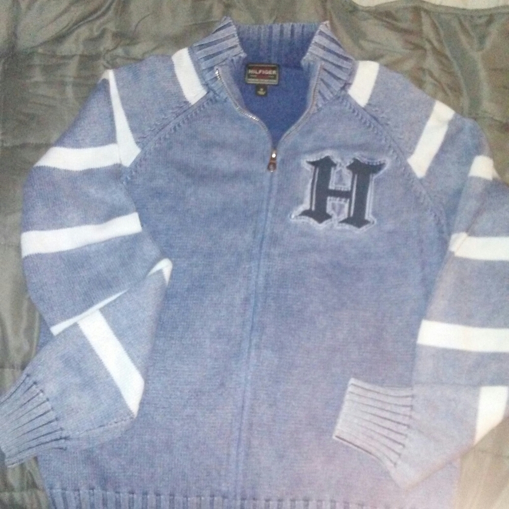 Tommy Hilfiger Red Label Denium  zip up sweater